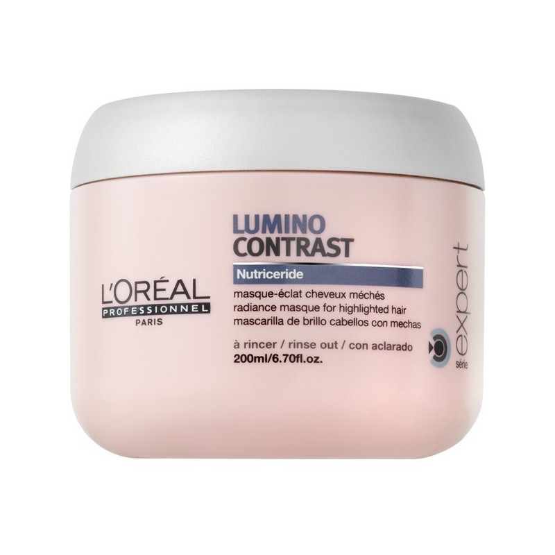 Masque Cheveux L'Oréal  MASQUE LUNIMO CONTRAST 200 ML 