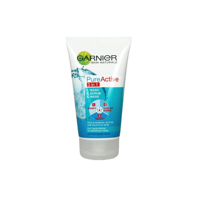 Soin Hydratant Garnier PURE ACTIVE 3 IN 1 