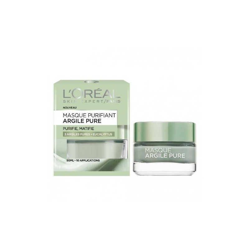 Masques Purifiant L'Oréal ARGILE PURE 