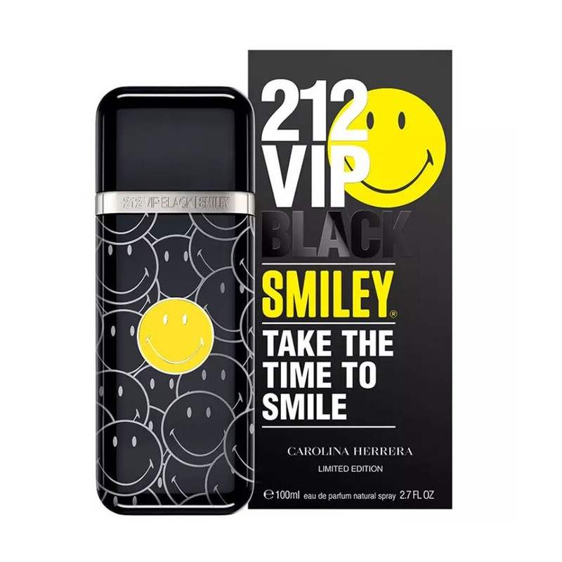 Eau de Parfum Homme CAROLINA HERRERA 212 VIP BLACK SMILEY 