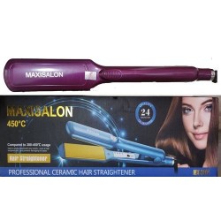 Maxisalon Plaque cheveux fer à lisser- 450° - Professionnel 