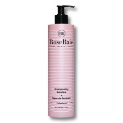 Shampooing Rose Baie à La Kératine et à L’huile De Figue De Barbarie 500ml 