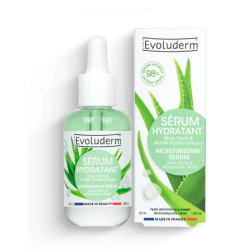 Evoluderm - Sérum Hydratant Aloe Vera & Acide Hyaluronique - 30ml 