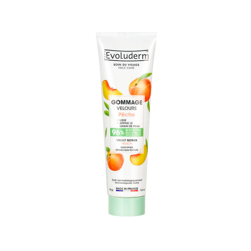 Evoluderm - Gommage Visage Velours Pêche 