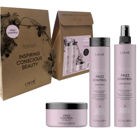 Coffret pour cheveux indisciplinés et bouclés Lakme Teknia Frizz Control 