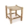 Tabouret Baton Olivier Handmade - 40*40*40 cm - Naturel 