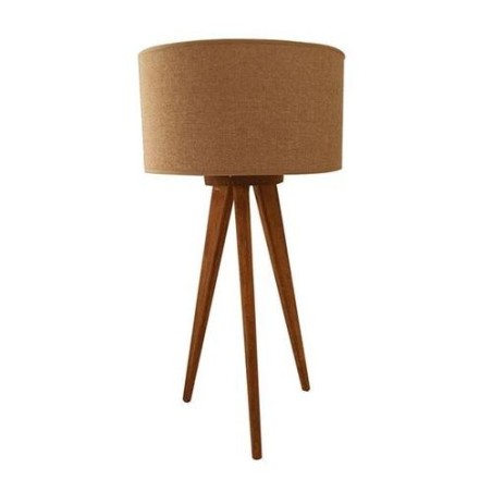 Lampadaire scandinave - Trépied - MM - Chêne claire - 70 cm 