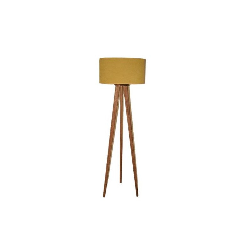 Lampadaire Scandinave Trépied - Marron claire 