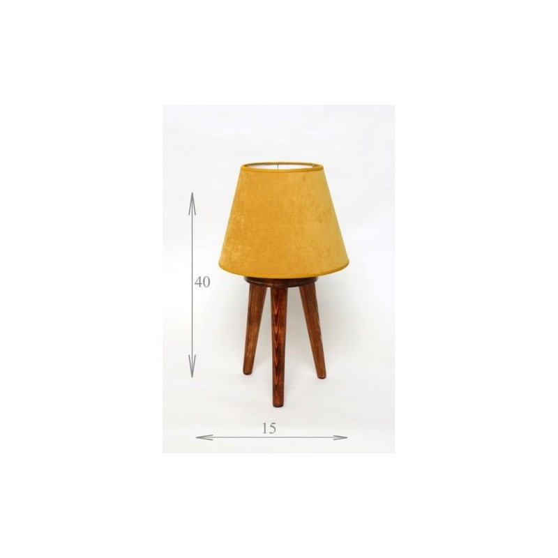 lampadaire scandinave trépied mini chene claire 