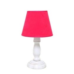 Lampe de chevet - Céramique - Classique - Fuchsia - 46 cm 