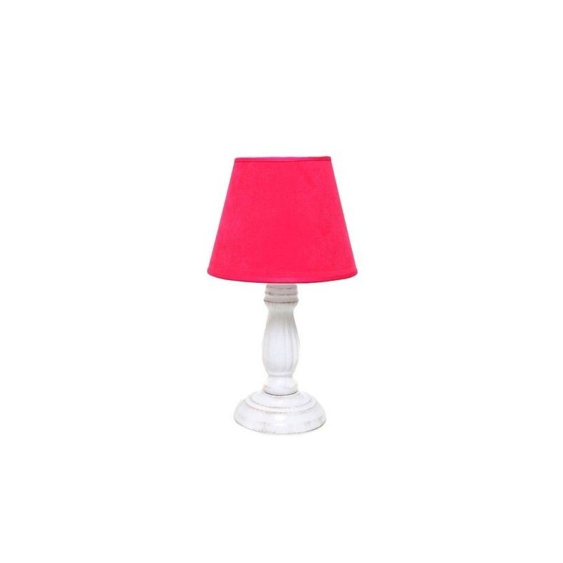 Lampe de chevet - Céramique - Classique - Fuchsia - 46 cm 