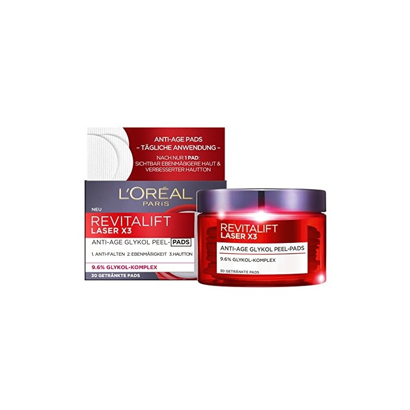 Disques Peeling Anti Age L'Oréal REVITALIFT LASER 