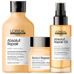 Coffret Soins Femme L'Oréal  PROFESSIONNEL ABSOLUT REPAIR PACK 