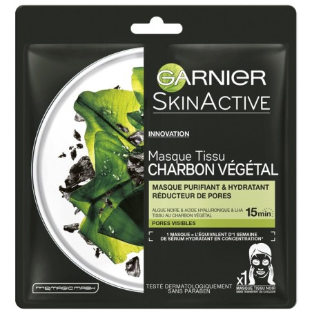 Masque Garnier CHARBON PURE 