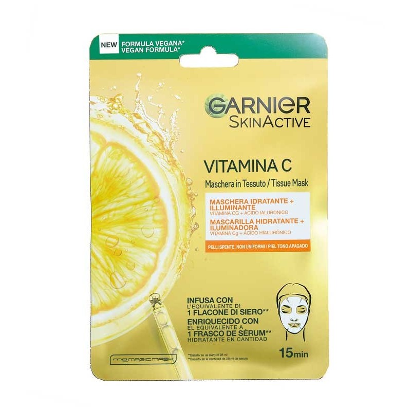 Masque visage Lissant Garnier  VITAMIN C 