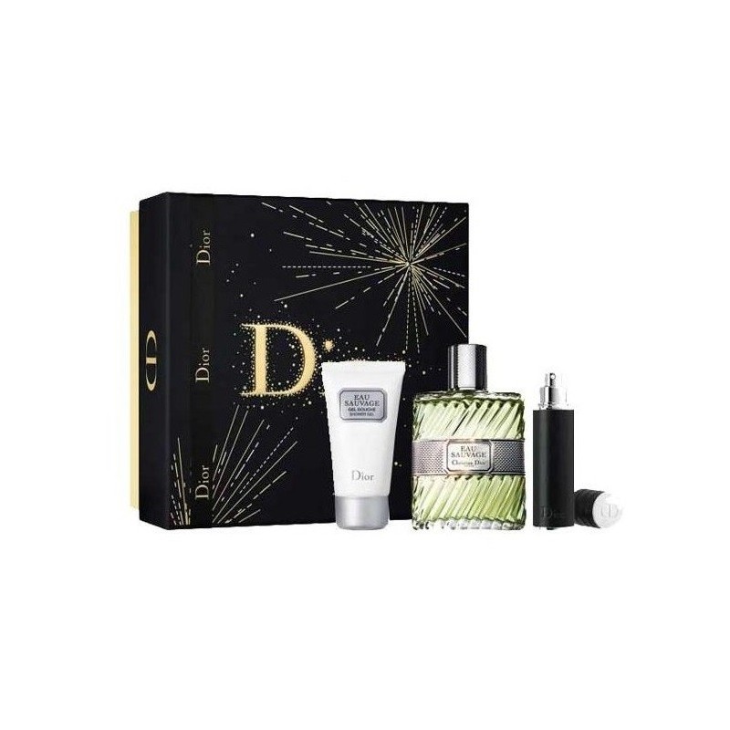 Coffret Eau de Toilette Homme DIOR Eau Sauvage 100Ml 