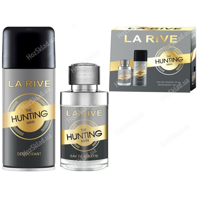 Coffret Eau de Toilette Homme LA RIVE THE HUNTING MAN 75ML 