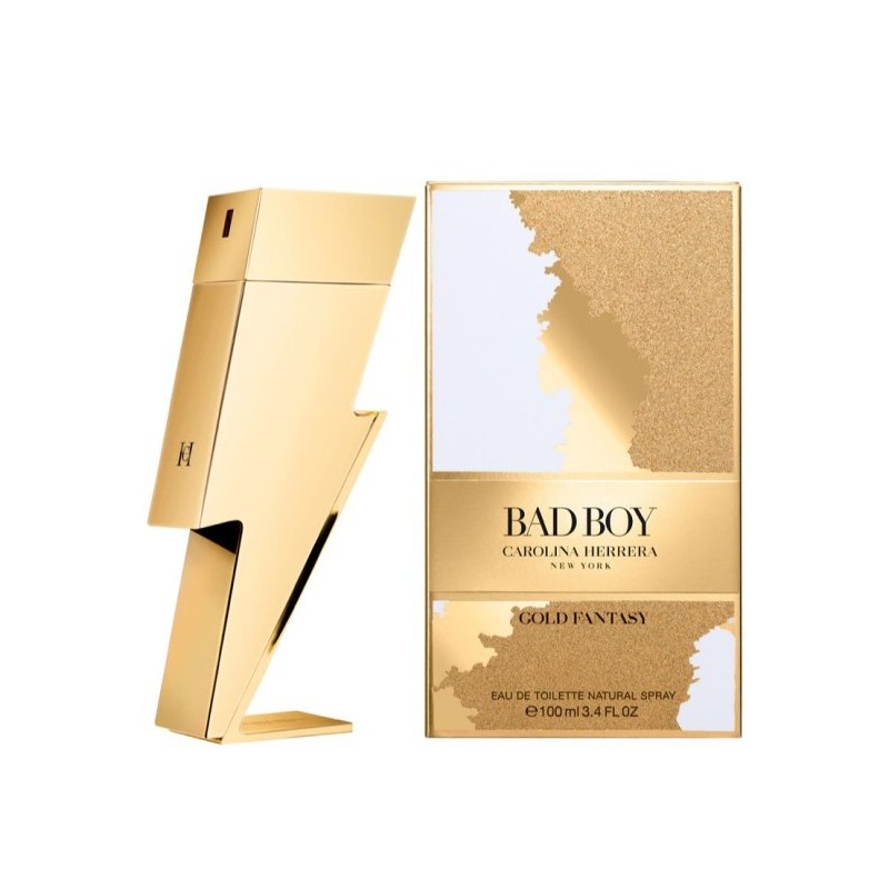 Eau de Toilette Homme CAROLINA HERRERA BAD BOY GOLD FANTASY 