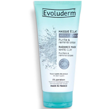 Masques Purifiant evoluderm ARGILE BLANCHE 