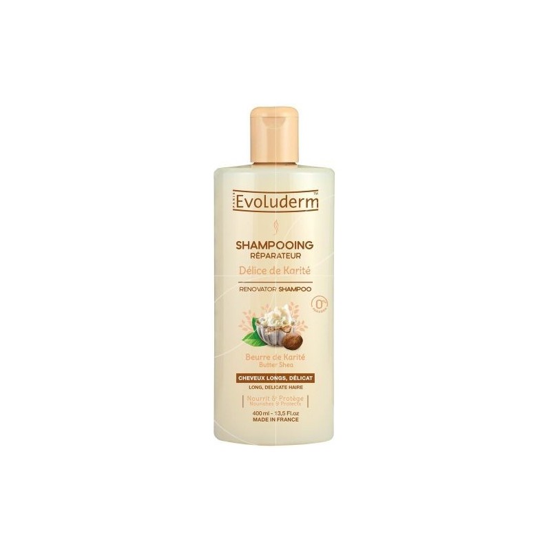 SHAMPOOING evoluderm REPARING DELICE DE KARITE 