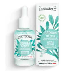 Sérum evoluderm DÉTOX ALGUES MARINES & ACIDE HYALURONIQUE - 30ml 