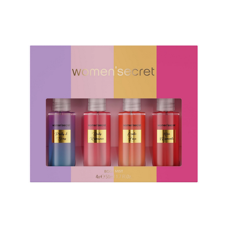 Women'secret Body Mist set color 