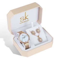 Coffret Montre Femme sk shengke 11K0039L12SK 