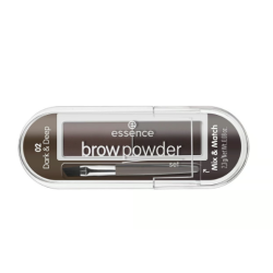 Kit Sourcils ESSENCE  BROW POWDER SET 02 DARK & DEEP 