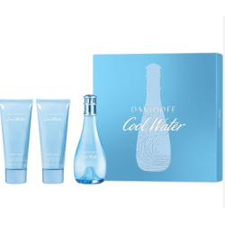 Coffret Eau de Toilette Femme DAVIDOFF COOL WATER WOMAN SET 50 