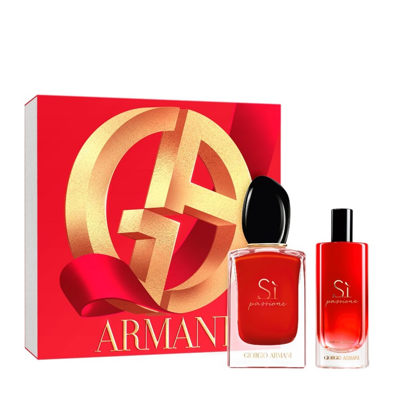 COFFRET EAU DE PARFUM FEMME GIORGIO ARMANI SI PASSIONNE 50ML 