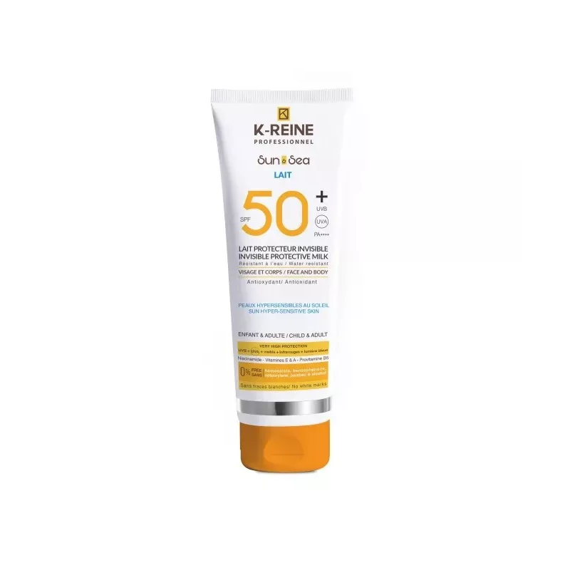 Lait protecteur invisible pour visage et corps Sun&Sea SPF50+ 