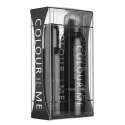 Colour Me Coffret Black Men Eau De Parfum 90Ml + Body Spray 