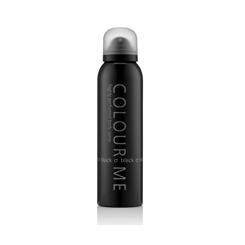 COLOUR ME Body Spray Black for Men 150ml 