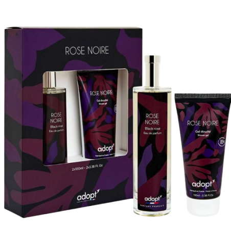 COFFRET EAU DE PARFUM FEMME adopt  ROSE NOIRE 