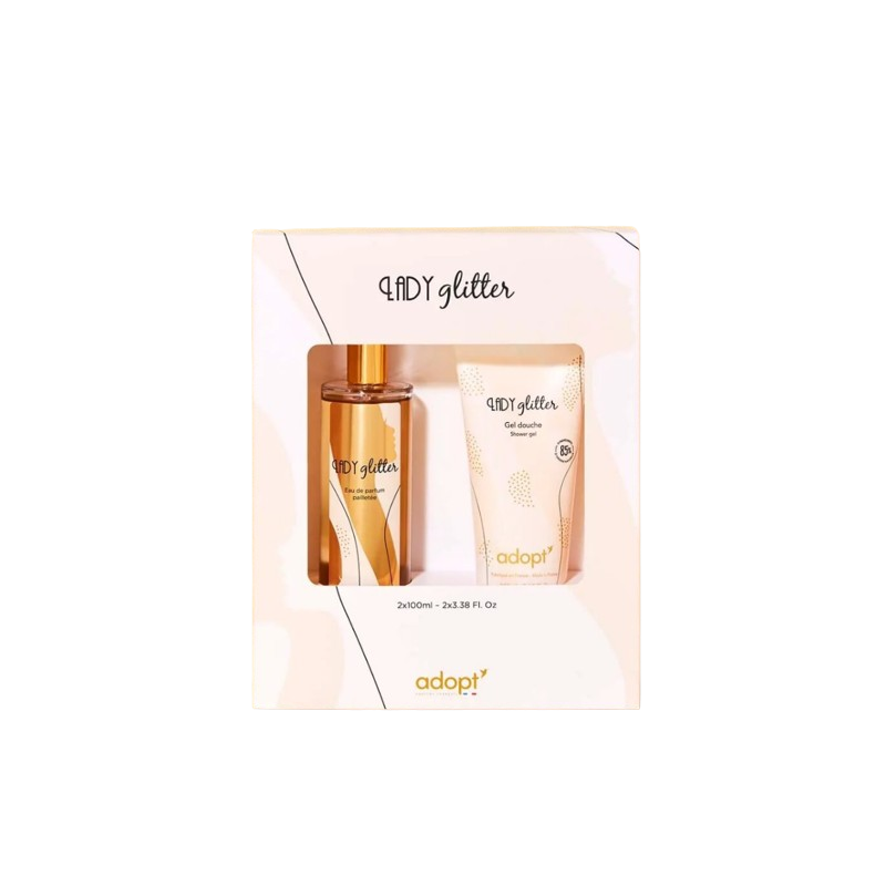 COFFRET EAU DE PARFUM FEMME adopt  LADY GLITTER 