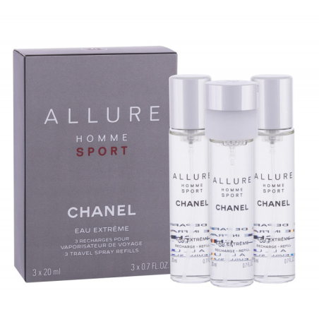 Eau de Parfum Homme CHANEL  ALLURE SPORT EAU EXTRÊME REFILL 3 X 20 ML 