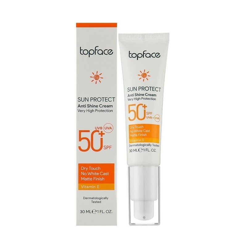 Ecran Solaire Topface  ANTI SHINE CREAM 50 SPF 