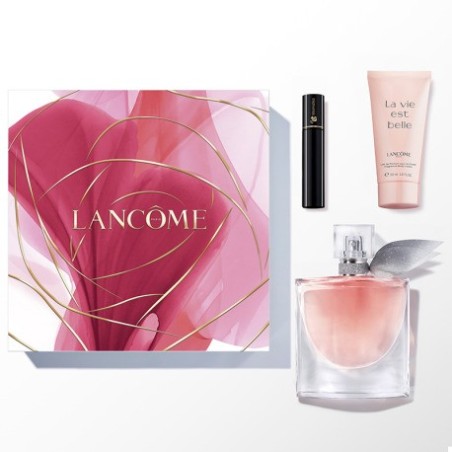 COFFRET EAU DE PARFUM FEMME LANCOME  LA VIE EST BELLE + MASCARA HYPNOE 