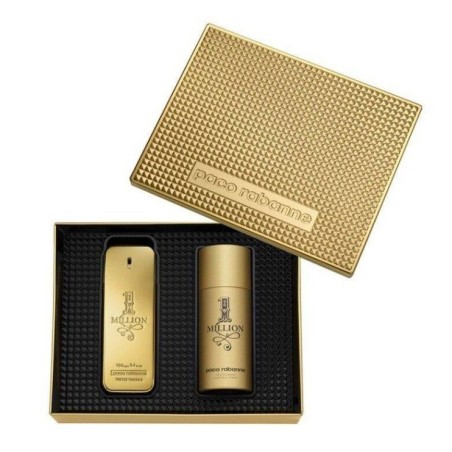 Coffret Eau de Toilette Homme PACO RABANNE  ONE MILLION EAU DE TOILETTE 100ML+ DÉODORANT 150ML 