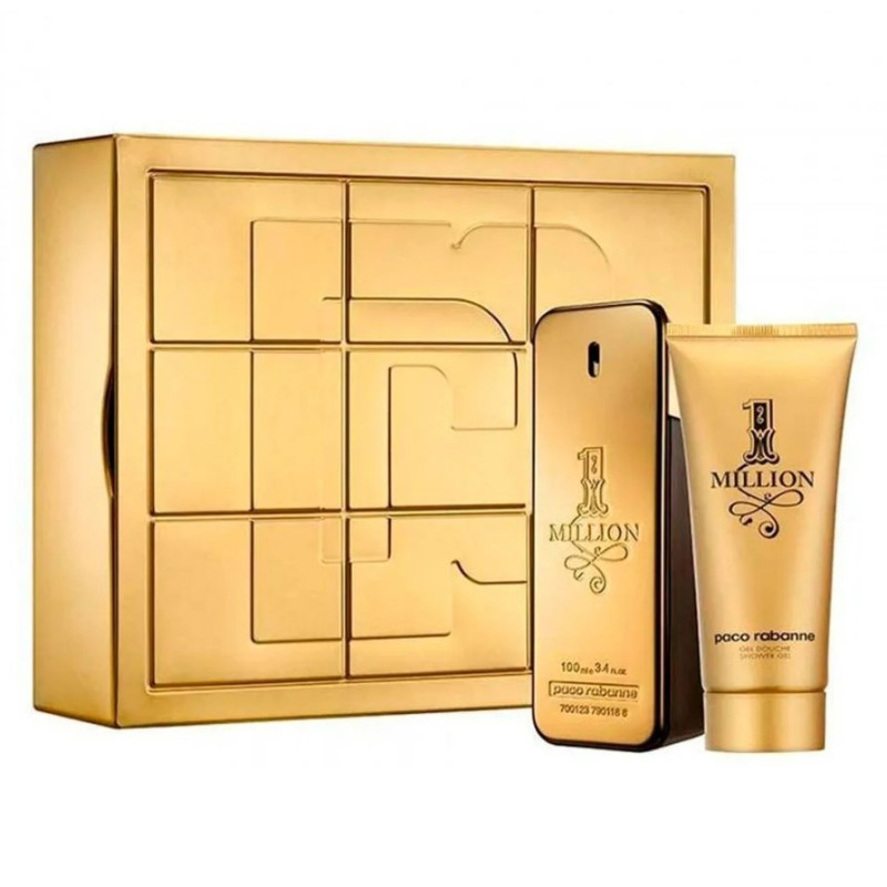 Coffret Eau de Toilette Homme PACO RABANNE  1 MILLION  EAU DE TOILETTE 100 ML+ GEL DOUCHE 