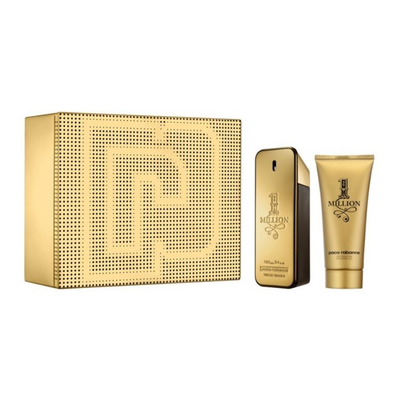 Coffret Eau de Toilette Homme PACO RABANNE  1 MILLION 100 ML + GEL DOUCHE 