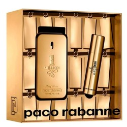 Coffret Eau de Toilette Homme PACO RABANNE  1 MILLION EDT 50 ML + EDT 10 ML 