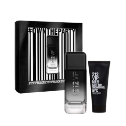 Coffret Eau de Toilette Homme CAROLINA HERRERA  212 VIP MEN BLACK EDT 100ML 