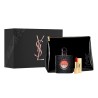 COFFRET EAU DE PARFUM FEMME YVES SAINT LAURENT  BLACK D OPIUM 50ML+MINI RAL+POUCH 