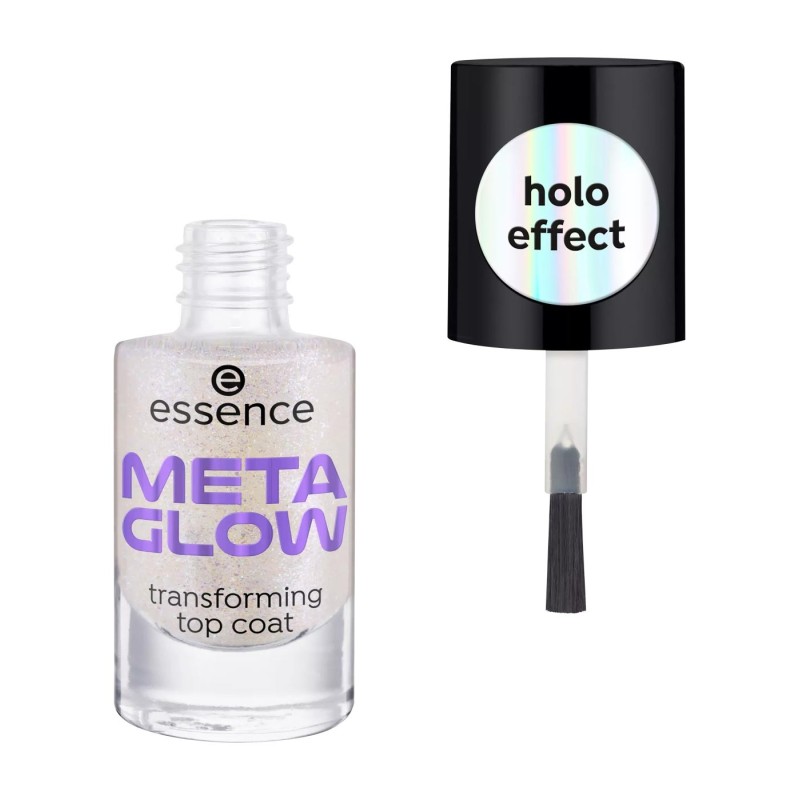 Vernis à Ongles ESSENCE  TOP COAT TRANSFORMANT - META GLOW 