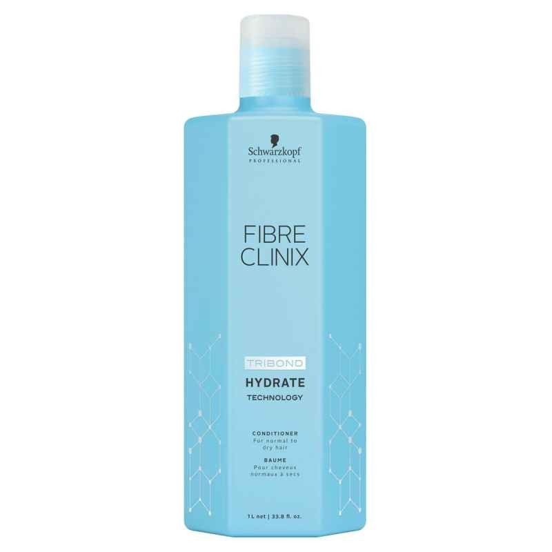 Après Shampoing Schwarzkopf  HYDRATANT FIBRE CLINIX 1L 