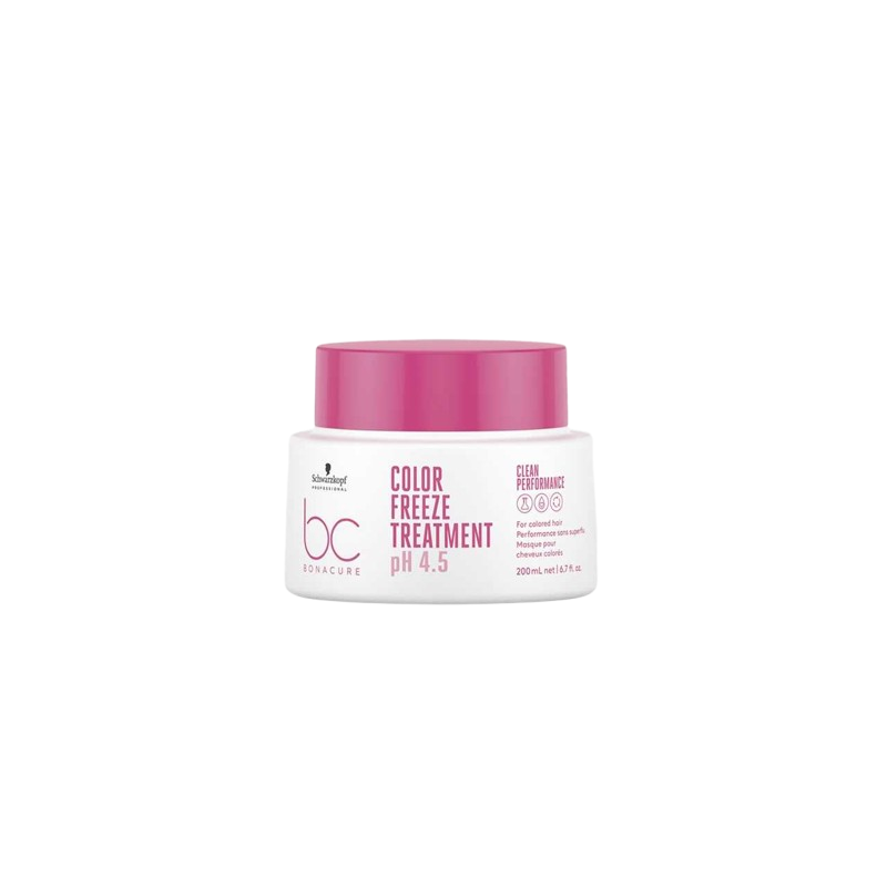 Masque Cheveux Schwarzkopf  BONACURE PH 4.5 TRAITEMENT COLOR FREEZE 200 ML 