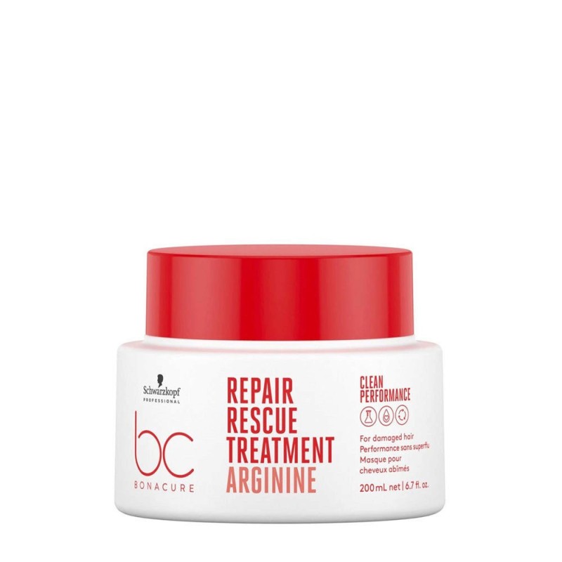 Masque Cheveux Schwarzkopf  BONACURE REPAIR RESCUE TREATMENT ARGININE 200ML 