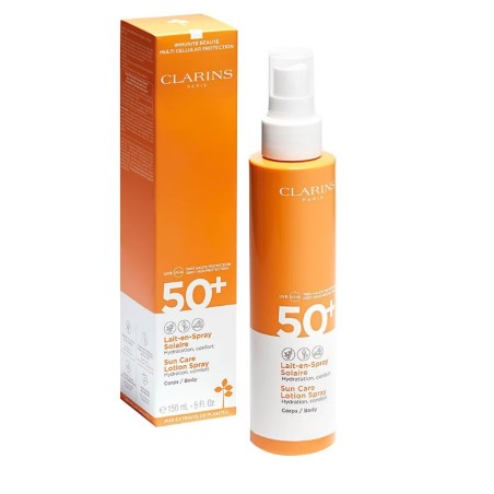 Lait CLARINS  EN SPRAY SOLAIRE CORPS UVA/UVB 50+ 