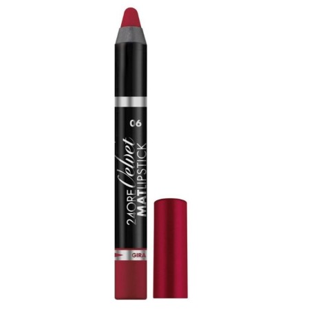 Lipstick DEBORAH 24ORE VELVET MAT 06 BORDEAUX 